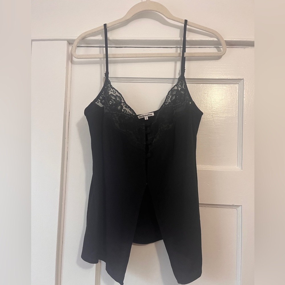 Reformation lacey Esmeralda Top in Size 8